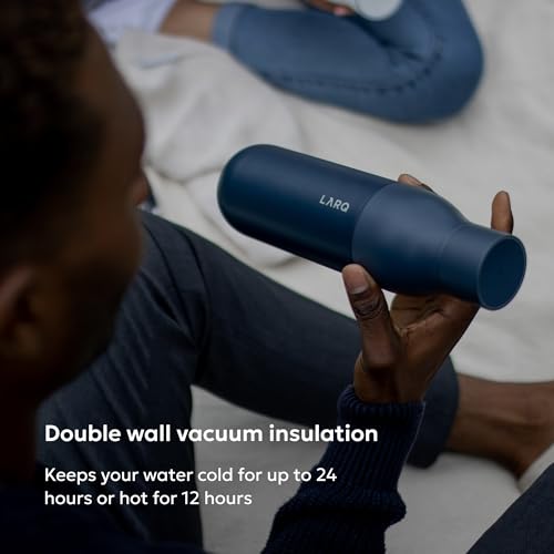 25oz UV-C Self-Cleaning Water Bottle - Monaco Blue, Insulated Stainless Steel