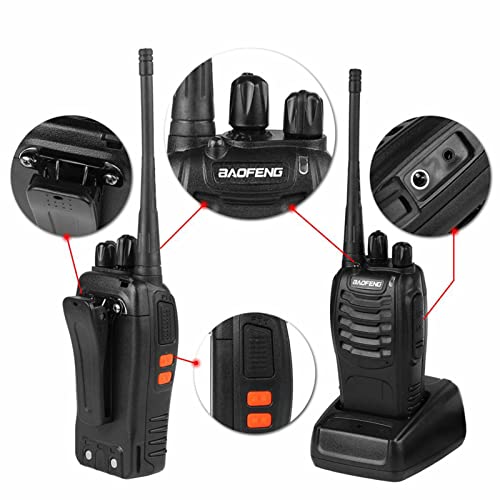 BAOFENG BF-888S 10-Pack Long Range UHF Walkie Talkies for Outdoors & Hunting