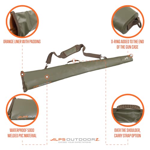 Waterproof Gun Case for Waterfowl Hunters - Olive Green, One Size