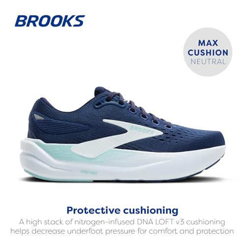 Brooks Women’s Ghost Max 3 Running Shoes - Navy/Peacoat/Clearwater, Size 8.5