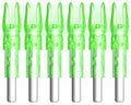Green Lighted Arrow Nocks for 6.2mm/0.204in Arrows with LED, Includes Screwdriver