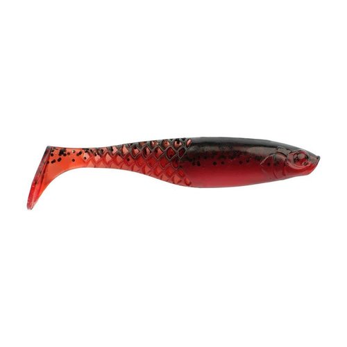 Berkley PowerBait Paddlin' Power Stinger Fishing Bait, Ghost Red Craw, 4.25in, Irresistible Scent and Flavor, Ideal for Bass, Pike, Musky and More