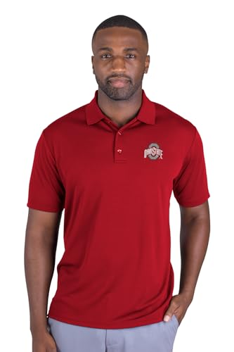 Ohio State Buckeyes NCAA Poly Mesh Men's Polo - Medium, Team Color