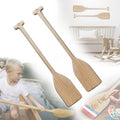 2.6ft Wooden Canoe Paddle Set - Handcrafted Pine Water Sports Oars