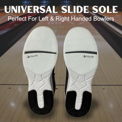 Pyramid Men’s Path Lite 'Hey Bro' Bowling Shoes Midnight Static - Lightweight, Breathable Knit, Athletic Fit, Slip-On