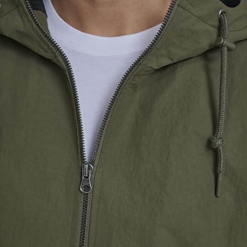Men's Lightweight Hoodie with 2 Pockets - XX-Large Light Olive