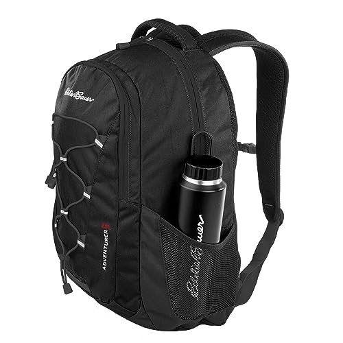 Eddie Bauer Adventurer 25L Backpack with Hydration & Laptop Sleeve, Black