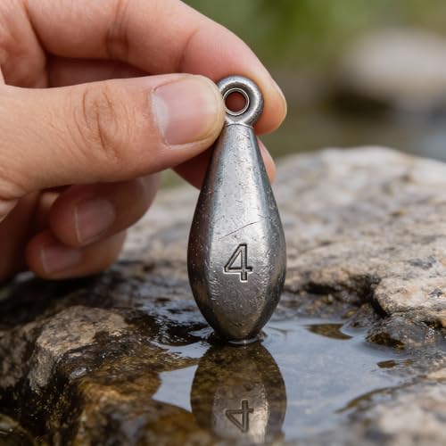 Fishing Sinkers No-Roll Bank Weights for Surf and Saltwater Fishing - Silver 6 Ounce (4pcs)