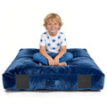 Kids Sensory Crash Pad 3.3FT Blue - Soft Foam Landing Mat for Play & Therapy