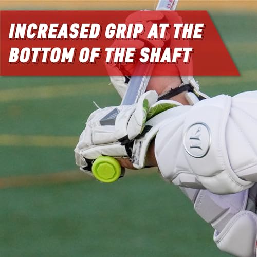 Green Lacrosse End Cap for 1-Inch Shaft - Lightweight & Durable, 2 Pack