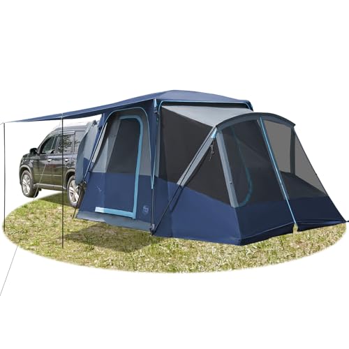 Timber Ridge Blue 5-9 Person SUV Camping Tent with Screen Porch & Rainfly