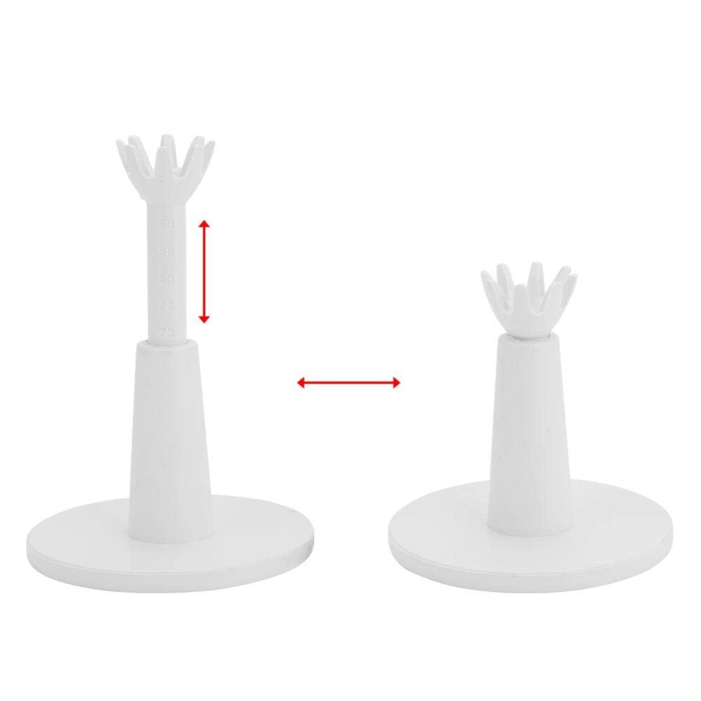 Tbest Rubber Tees for Range Mats 3",CAITON Tee Adjustable Tee Holder Training Driving Long Tea Tee for Lover White (Pack of 2)