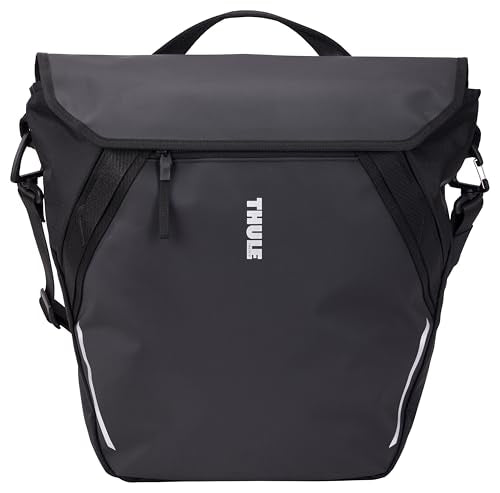 Water-Resistant Courier Bag 22L for Bike Mounting with InLock Compatibility - Black