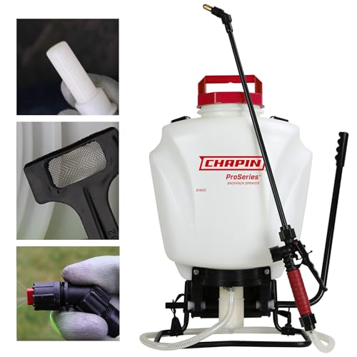CHAPIN 61800 ProSeries 4-Gallon Backpack Sprayer with 3-Stage Filtration - Garden Lawn Care