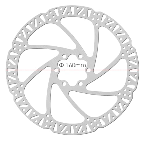 Hydraulic Brake Upgrade Kit for E-Bikes with 2-Pin Connector & 160mm Rotors Black - PeakRider