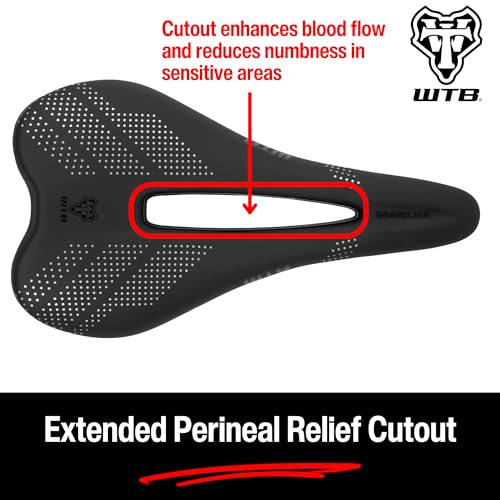 WTB Gravelier Titanium Bike Saddle - Endurance Gravel & Mountain Cycling Seat