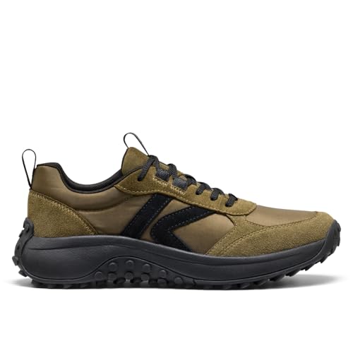 Men's Retro Style Durable Sneakers - Dark Olive Black, KS86