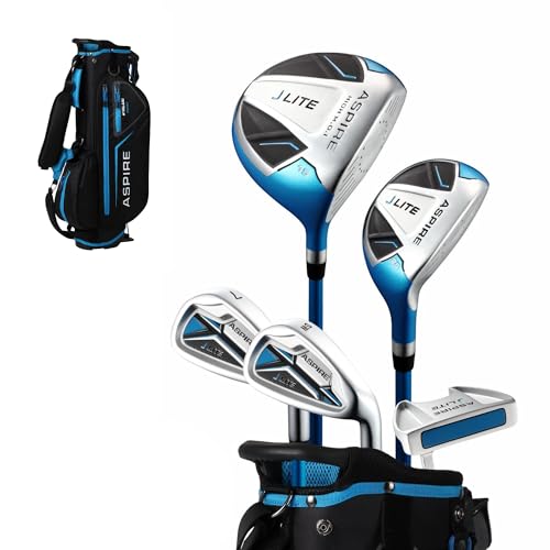 Aspire X-Lite Junior Golf Club Set for Ages 6-8 - Right Hand, Blue