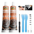Tire Repair Glue Kit 100ml for Sidewall Punctures and Leaks - Black Rubber Cement