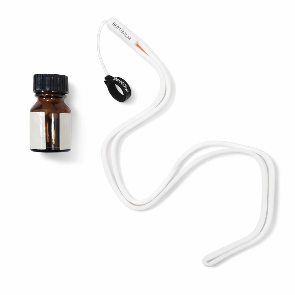 Poppers Holder Strap, Anti-Lost Lanyard, Including Strap String Holder, Silicone Rubber Rings for The Poppers Bottle. (White, Neck Strap)