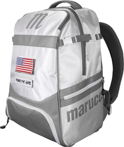 Marucci Dynamo Bat Pack White/Gray Baseball & Softball Gear Bag