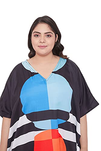 Plus Size Beach Caftan Dress for Women - Summer Maxi Cover Up