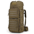 Mardingtop 75L Military Tactical Hiking Backpack Khaki with Hydration & MOLLE System