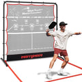 MerryMove 6FT Portable Pickleball Rebounder Net for Outdoor & Indoor Training
