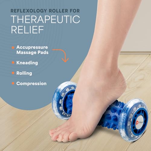Lifepro RelaxaTilt Shiatsu Foot Massager with Heat and Deep Tissue Rollers