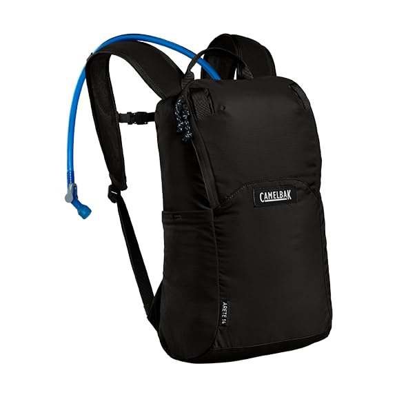 CamelBak Arete 14 Hydration Pack Black with 50oz Reservoir for Hiking & Travel