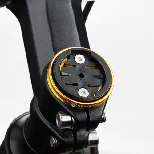 Bike Stem Top Cap Computer Mount for Garmin Edge - Black