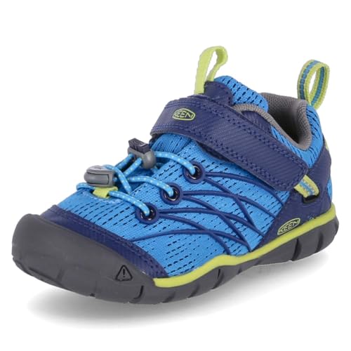 KEEN Unisex-Child Chandler CNX Sneakers - Big Kid Brilliant Blue/Blue Depths