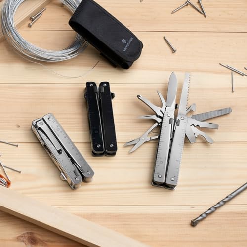 Victorinox Swiss Tool X 26-Function Multi-Tool with Nylon Pouch - Silver, Old Packaging