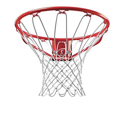 Breakaway 18-Inch Steel Basketball Rim with Net - Pro Slam Red, Indoor & Outdoor