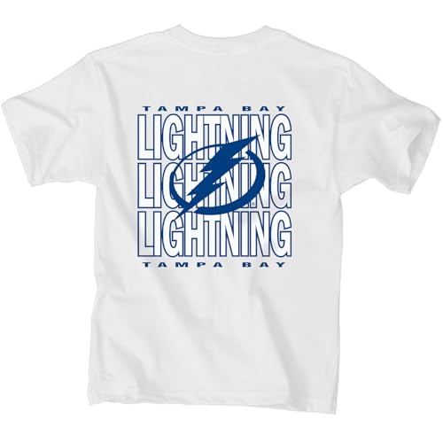 Youth NHL T-Shirt - Tampa Bay Lightning / Small / White - Kids Sports Tee
