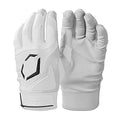EvoShield SRZ-1 Adult Batting Gloves - Large White Baseball & Softball