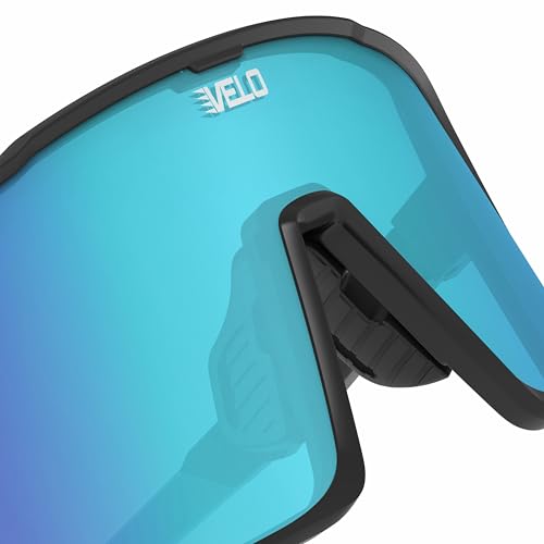 Baseball Softball Sunglasses with Adjustable Fit UV400 Shield - Black Ice Sml Adult Youth