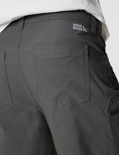 Eddie Bauer Rainier Men's Shorts - 36 Dark Smoke Active Fit