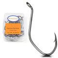 50PCS 4/0 Offset Catfishing Hooks for Flathead and Trophy Fish