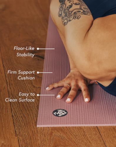 Manduka PROlite Yoga Mat 4.7mm - Midnight 71" x 24" - Durable, Cushioned, Non-Slip