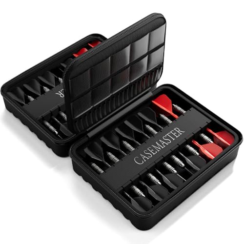 Dart Case Maxx 8 with 24 Dart Capacity Hard Shell EVA Organizer Black / 8 Dart