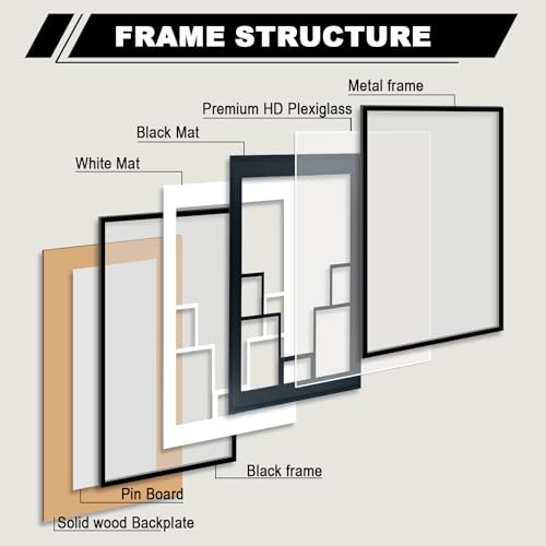 Large Sport Jersey Shadow Box Frame with UV Protection & Photo Slots - Aluminum