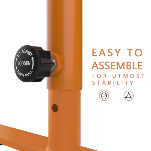 MR Round Skateboard Grind Rail - Adjustable Height Skatepark Ramp for Skateboards & Scooter