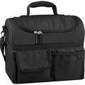 Thermos Lunch Cooler Bag - Black, Insulated, Adjustable Strap, One Size