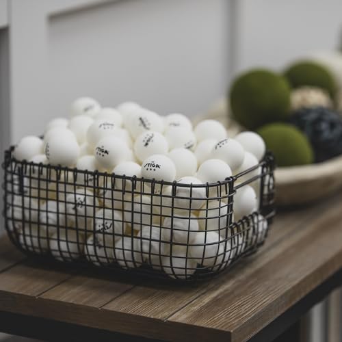 STIGA 3-Star Table Tennis Balls 144 Pack - White, Regulation Size & USATT Approved