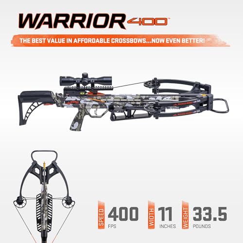 Hunting Package 400 FPS with Lighted Scope Rope Cocker & 3 Arrows