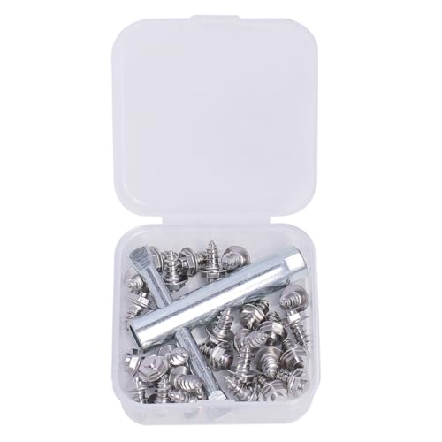 26pcs Screw-in Wading Boot Studs 3/8 Inch for Traction & Safety