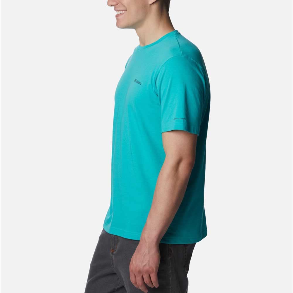 Columbia Men's Thistletown Hills Short Sleeve, Bright Aqua, 1X Big
