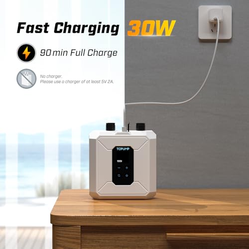 Cordless Electric Paddle Board Pump - Rechargeable SUP Inflator & Deflator