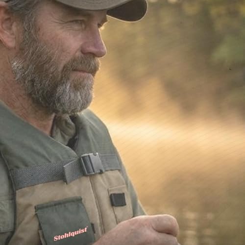 Stohlquist Fisherman Lifejacket - Universal (30-52 inch Chest), Khaki, PFD for Kayak Fishing & Boating